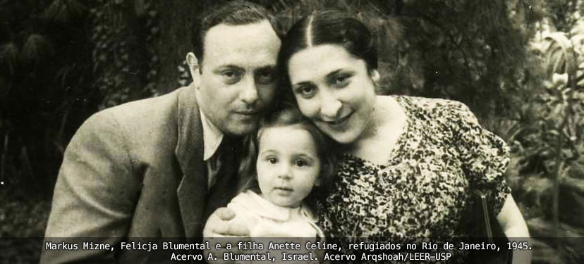 Markus Minze, Felicja Blumental e a filha Anette Gline